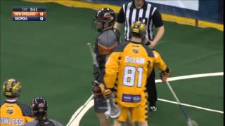 NLL Miles Thompson fakes spins and scores for Georgia Swarm [upl. by Dagnah28]