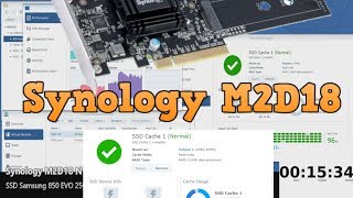 Synology M2D18 Performance Benchmark Tests  ALL Parts [upl. by Esela645]