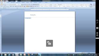 How to set up the title page and MS Word document [upl. by Wales]