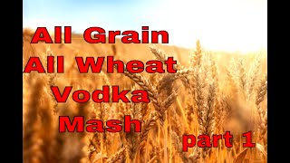 E162 All Grain All Wheat Vodka Mash [upl. by Scheers]