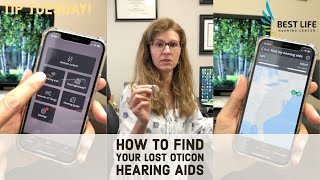 How To Find Your Lost Oticon Hearing Aids  Best Life Hearing Center [upl. by Hgielak]