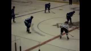 SPHL Alex Gallant vs Ben Schoeneberger 122813 [upl. by Ecadnarb751]