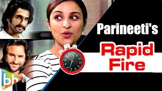 Parineeti Chopras Paisa Vasool Rapid Fire On Bajrangi Bhaijaan  Ranveer Singh  Saif Ali Khan [upl. by Adaven]