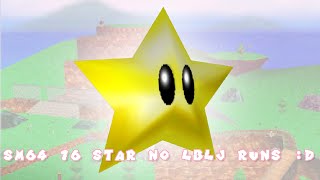 Super Mario 64 16 Star No LBLJ runs vtuber speedrun [upl. by Edveh15]