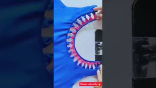 Learn sewing 🧵🪡beautiful kurti neck designs stitching easystitch ideas reels followme [upl. by Siger]