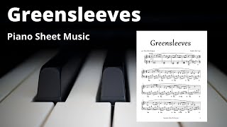 Greensleeves  Piano Sheet Music amp Tutorial [upl. by Umeh]