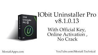 IObit Uninstaller Pro 81013 With License Key  Mostafi Technical [upl. by Aissatsana]