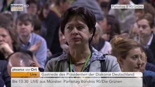 BDK 2016 Bündnis90Die Grünen Gastrede von Ulrich Lilie am 12112016 [upl. by Stacee]