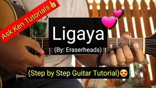 Ligaya  Eraserheads Super Easy Chords Guitar Tutorial [upl. by Quartus]