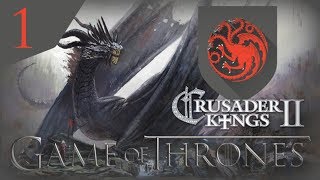 Crusader Kings II Game of Thrones  Dragon Empire 1  House Targaryen [upl. by Lenzi741]