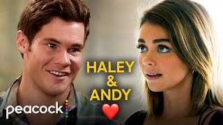 Modern Family  Haley amp Andy Relationship Timeline [upl. by Maxwell]