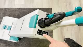 Makita DVC560PT2 Cordless Commercial Upright Vacuum Demo amp Review  Vacuum Warehouse Canada [upl. by Karlens]