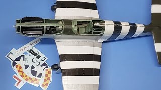 How To Decal Revell P51B 132 Berlin Express Plastic Model [upl. by Schonfield]