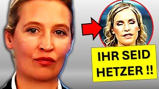 💥EIL💥NACH TRUMP WAHLSIEG ALICE WEIDEL NIMMT WOKE WELTMODERATOREN AUSEINANDER [upl. by Berman388]