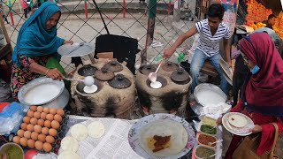 Famous Afroza Aunty Chitoi Pitha with Vorta Tasty Food of Savar Zirani Bazar Bd Food [upl. by Namqul]