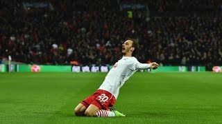 Manolo Gabbiadini vs Manchester United Wembley 260217 HD [upl. by Harneen644]