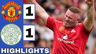 Wayne Rooney Scores INCREDIBLE Free kick 🔥🤩  Man Utd 11 Celtic [upl. by Zia]