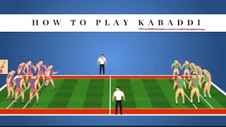 How to play kabaddi  rules of kabaddi [upl. by Conway]