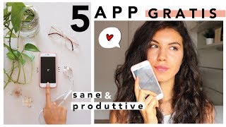 5 APP per essere PIU PRODUTTIVI e che ti SEMPLIFICANO la vita [upl. by Karee975]