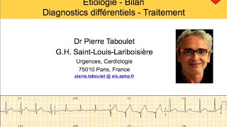 9b Péricardite Etiologies bilan diagnostics différentiels ECG traitement Dr Taboulet [upl. by Forland727]