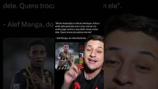 Declaração do Alef Manga pega muito mal fypシ゚viral futebol fy [upl. by Adaven526]