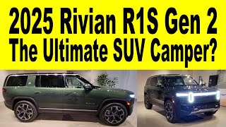 2025 Rivian R1S Second Generation Good for SUV Camping Cargo Area Floor amp EV Sleeping Camper Setup [upl. by Pry189]