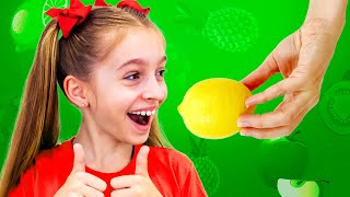 Fruits And Vegetables Song  Yummy  Children Songs by Sunny Kids Songs [upl. by Cyrie]