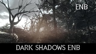 Skyrim SE Dark Shadows ENB Grim amp Desaturated ENB for Vanilla Weathers  Showcase amp Gameplay [upl. by Aeslehs43]