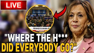 Kamala Harris LOSES TEMPER amp ENDED RALLY Early After It Was NO MORE Than 100 People In The CROWD [upl. by Carhart]