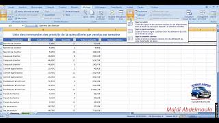 MOS Excel Examen  Question 1  figer lignes [upl. by Shatzer859]