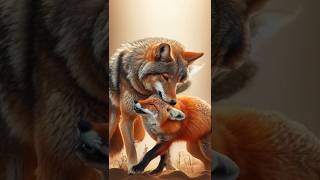 Coyote vs Red Fox animalbattle wildanimal viralvideo fypシ゚viral [upl. by Elvera]