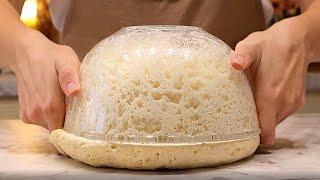 Das Brotrezept das das Internet in die Luft jagte Brot in 5 Minuten Brot backen Einfaches Rezept [upl. by Iaw397]