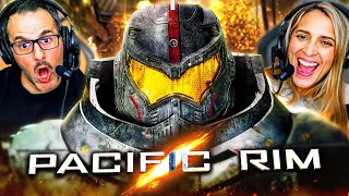 PACIFIC RIM 2013 MOVIE REACTION FIRST TIME WATCHING Guillermo Del Toro  Full Movie Review [upl. by Ycnan272]