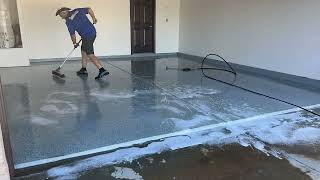 Guide to Power Washing Epoxy Garage Floors and Concrete Driveways [upl. by Ical]