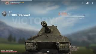 WoT Blitz E100 ratings and KV 5 casual [upl. by Helfand]