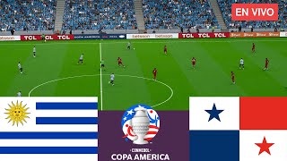 Uruguay vs Panamá EN VIVO Copa America 2024 Partido completo  Videojuegos de simulación [upl. by Landing]