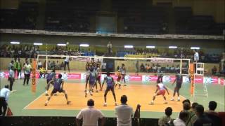 64th Indian National Volleyball Champianship Semifinal 2 Tamilnadu Vs Railways [upl. by Annahoj]