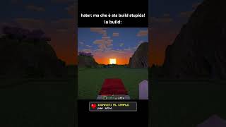 Cosè sta build minecraft minecraftshorts minecraftmemes shorts funny memes gaming fyp [upl. by Lion]