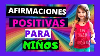 Pensamientos Y DECRETOS POSITIVOS Para Niños Exitosos  AFIRMACIONES POSITIVAS [upl. by Hras]