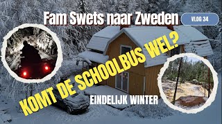 Eindelijk echt winter en ons huisje bijna klaar  Vlog 34 [upl. by Parsifal]