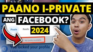 HOW TO PRIVATE FACEBOOK ACCOUNT HOW TO LOCK FACEBOOK PROFILE 2024 [upl. by Guillema539]