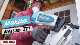 Makita AN924 312inch 22Degree Round Head Framing Nailer  UPGRADED [upl. by Marabel822]