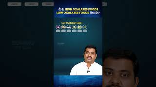 High Oxalates Foods Vs Low Oxalates Foods ఏవి ఎక్కువ తినాలి Oxalate Test  Greens shorts health [upl. by Nitsoj]