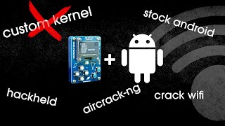 Lets hack wifi with Hackheld and Stock Android  fossfrog [upl. by Leiuqeze]