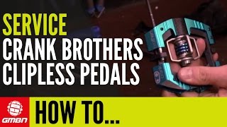 How To Service Crank Brothers Clipless Pedals [upl. by Kcirdahs]