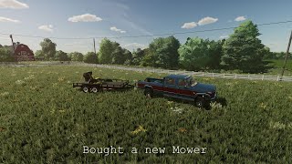 New Mower  Landscaping  Farming Simulator 22 [upl. by Nnaaras]