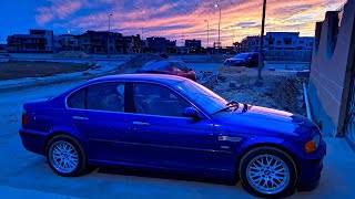 المواصفات الفنية لعربيتي بي إم دبليو BMW e46 323i Night Drive with instago2 [upl. by Zapot]