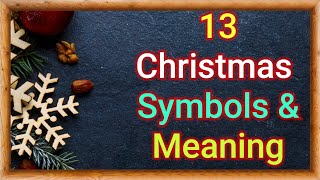 13 Christmas Symbols 🎄🎁🎀 in English  Christmas DecorationsAshwins World [upl. by Miko688]