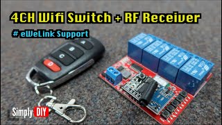 Review 4CH Wifi Switch with RF Module ตอนที่ 22 [upl. by Grata708]