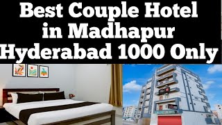 Best Hotel in Hyderabad Best Couple Hotel in Madhapur Hyderabad [upl. by Newby]